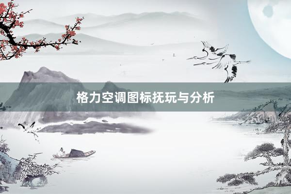 格力空调图标抚玩与分析